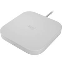 

Logitech POWERED Pad 10W Qi Wireless Charger for Smartphones and AirPods, White