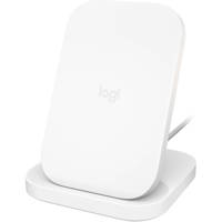 

Logitech POWERED Stand 10W Qi Wireless Charging Stand for Smartphones and AirPods, White