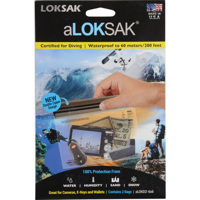 

LokSak aLokSak 6x6" Resealable Storage Bag, Pack of 2, Clear