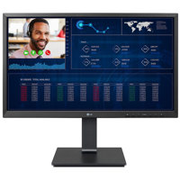 

LG 24CN650N-6A 23.8" 16:9 Full HD IPS All-In-One Thin Client Monitor, Built-In Webcam & Speaker, TAA Compliant