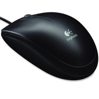 

Logitech B100 Optical USB Mouse, 800 dpi Resolution, Black