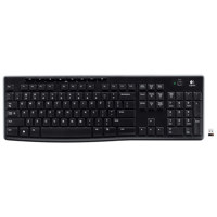 

Logitech Logitech K270 Wireless RF USB Keyboard, 8 Hot-Keys, Black