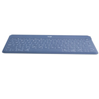 

Logitech KEYS-TO-GO Ultra-Portable Standalone Wireless Keyboard for iOS, Smoky Blue