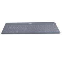 

Logitech KEYS-TO-GO Ultra-Portable Standalone Wireless Keyboard for iOS, Stone