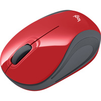 

Logitech M187 Wireless Ultra Portable Mouse, Red
