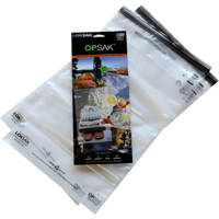 

LokSak OPSAK 12x20" Resealable Storage Bag, Pack of 2, Clear
