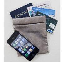 

LokSak SHIELDSAK RF Scanning Protection Pouch for Phones & Passports, 4.25x5.5", Silver