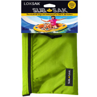 

LokSak 7x6" SUB-SAK Dipper with Waist Belt, Includes 2 6x6" Waterproof Resealable aLOKSAK Bags, Green