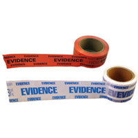

Lynn Peavey Box-Sealing Evidence Tape, White with Blue, 3"x55 yards