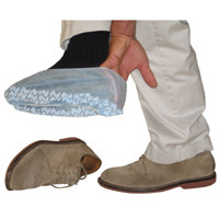 

Lynn Peavey X-Large Disposable Shoe Covers with Anti-Skid Soles, 400 Pairs