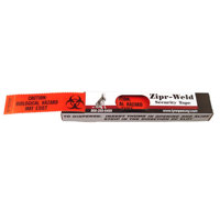 

Lynn Peavey 1-3/8x7" Zipr-Weld Seal Red Biohazard Strips, 100 Pack