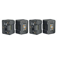 

Litepanels Dionic 26V 240Wh Gold-Mount Plus Battery Kit, 4-Pack