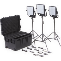 

Litepanels Astra 3X 55W Bi-Color LED 3-Light Traveler Kit with 3x Gold Mount Battery Plates