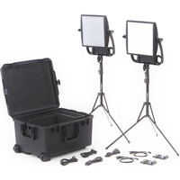 

Litepanels Astra Light Kit, Includes Astra Soft 105W Bi-Color LED Panel, Astra 6X 105W Bi-Color LED Panel, 2x V-Mount Battery Adapter Plates, Duo Traveler Case