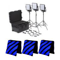 

Litepanels Astra 6X Traveler Bi-Color Trio 3-Light Kit - With 3 Sand Bags for 10Lbs/Shipped Empty