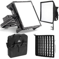 

Litepanels Gemini 1x1 RGBWW LED Soft Panel with US Power Cable and Standard Yoke - Bundle With Snapbag Softbox with Removable Baffle, Snapgrid 40 Degree Eggcrate, Transport Case for Astra 1x1 LED Light