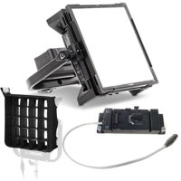 

Litepanels Gemini 1x1 RGBWW LED Soft Panel with US Power Cable and Standard Yoke - Bundle With Litepanels V-Mount Battery Plate - Litepanels Snapgrid 40 Degree Eggcrate