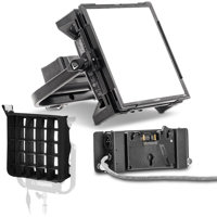 

Litepanels Gemini 1x1 RGBWW LED Soft Panel with US Power Cable and Standard Yoke - Bundle With Litepanels Gold Mount Battery Plate - Litepanels Snapgrid 40 Degree Eggcrate