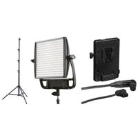 

Litepanels Astra 6X Bi-Color Next Generation LED Light Panel, 105W - Bundle With Litepanels V-Mount Battery Bracket, Flashpoint Pro Air Cushioned Heavy Duty Light Stand 9.5'