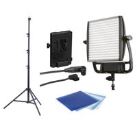 

Litepanels Astra 6X Bi-Color Next Generation LED Light Panel - Bundle With Litepanels V-Mount Battery Bracket, Air Cushioned Heavy Duty Light Stand 9.5', Litepanels Opal Frost Diffusion Individual Gel