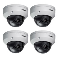 

Lorex 4 Pack LNZ44P4B Super High Definition 4MP Indoor/Outdoor Day & Night PTZ Network Dome Camera with Color Night Vision, 4x Optical Zoom, Vandal Resistant, Waterproof