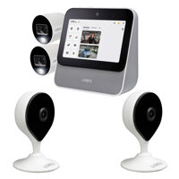

Lorex Security System, Home Center and 2x 1080p Indoor/Outdoor Wi-Fi Color Night Vision Cameras with 2x W261ASC-E Day & Night 1080p Indoor Wi-Fi Camera with Fixed Lens