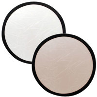 

Lastolite 12" Circular Collapsable Disc Reflector, Sunfire / White