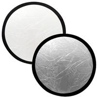 

Lastolite 12" Circular Collapsable Disc Reflector, Silver / White