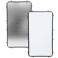 

Lastolite Skylite Rapid Medium Fabric, 1.1x2.0m (3.6x6.6'), Silver/White