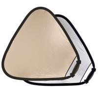 

Lastolite 30" TriGrip Collapsable Triangular Reflector, Sunlite / Softsilver, with Built-In Handle
