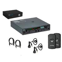 

Listen Technologies Wi-Fi/RF Base System, Includes LW-100P-02 LE 2-Channel Wi-Fi Server, LT-803-072-P1 Stationary 3-Channel Transmitter Package, 2x LR-3200-072 Basic DSP Receiver, 72 MHz, LA-401 Universal Ear Speaker