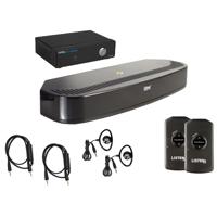 

Listen Technologies Wi-Fi/IR Advanced System, Includes LW-100P-02 Listen Everywhere 2-Channel Server with Power Supply, LT-84 ListenIR 2-Channel Transmitter/Radiator Combo, LA-344 Flexible Mounting Hardware