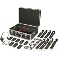 

Listen Technologies LKS-2 Base 8 System, 8x LK-1 ListenTALK Transceivers, 1x LA-452 Headset 2, LA-481 Docking Station Case 16