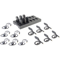 

Listen Technologies LP-40-IR Intelligent DSP IR Receiver, 6x LR-4200-IR Receiver, LA-381 Charging Tray