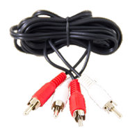 

Listen Technologies LPT-A107-B Dual RCA to Dual RCA Cable, 6.6'