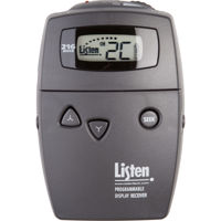 

Listen Technologies LR-500-216 Portable Programmable Display RF Receiver, 216 MHz