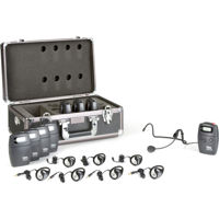 

Listen Technologies LS-06-072 7-Person Portable RF System, Includes LT-700 Transmitter , 7x LR-400 Receiver, 72 MHz