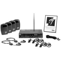 

Listen Technologies LS-41-072 Listen Essentials Level I Stationary RF System, LT-803-072 Transmitter, 4x LR-200-072 Receiver, 72 MHz