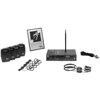 

Listen Technologies LS-47-072 Listen Premiere Level I Stationary RF System, LT-800-072 Transmitter, 4x LR-400-072 Receiver, 72 MHz