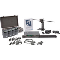 

Listen Technologies LS-52-216 Listen Ultimate Level III Stationary RF System, LT-800-216 Transmitter, 4x LR-500-216 Receiver, LA-317 Charging/Carry Case, 216 MHz