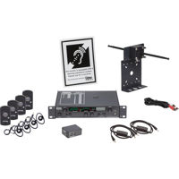 

Listen Technologies LS-57-216 Listen iDSP Advanced Level II Stationary RF System, LT-800-216 Transmitter, 4x LR-5200-216 Receiver, LA-326 Rack Mount, 216 MHz