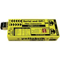 

Lynx Technik AG yellobrik ODT 1510 Single Mode RS232/422/485 Serial & GPI Fiber Transceiver with LC/PC Duplex Fiber Connectors, Extends Up to 10km Over Single Mode Fiber