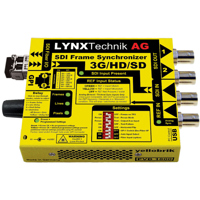 

Lynx Technik AG PVD 1800 SD/HD/3G SDI Frame Synchronizer with Fiber Optic I/O