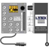 

Lynx Technik AG Testor Package, Includes PTG 3610 SD/HD Video and AES Test Generator, SVC Adapter, PSU, PTG Flash, SubD Connectors