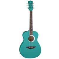 

Luna Aurora Borealis 3/4 Size Acoustic Guitar, Rosewood Fretboard, Teal Sparkle