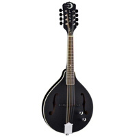 

Luna Moonbird A Style Acoustic Mandolin with Piezo Bridge Pickup, 20 Frets, C Shape Neck, Rosewood Fingerboard, Black Satin