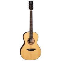 

Luna Gypsy Parlor Acoustic Guitar with Built-In Tuner, Rosewood Fretboard, Natural