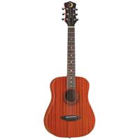 

Luna Safari Muse Travel Mahogany Acoustic Guitar with Gigbag, Rosewood Fretboard, Satin Natural