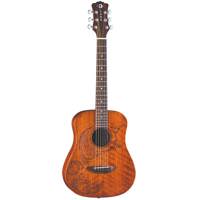 

Luna Safari Polynesian Tattoo Travel Acoustic Guitar, Rosewood Fretboard, Satin Natural