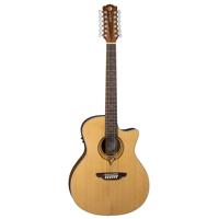 

Luna Heartsong 12-String Semi-Acoustic Guitar with USB, Rosewood Fretboard, Satin Natural